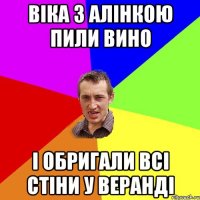 Віка з Алінкою пили вино І обригали всі стіни у веранді