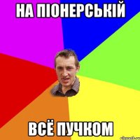 На Пioнерськiй Всё Пучком