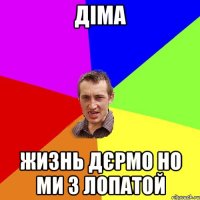 Діма жизнь дєрмо но ми з лопатой