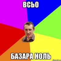 всьо базара ноль