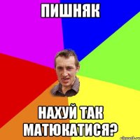 пишняк нахуй так матюкатися?