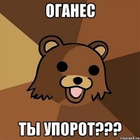 Оганес Ты упорот???