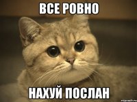 Все ровно Нахуй послан