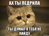 ах ты педрила ты думал я тебя не найду