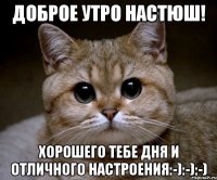 доброе утро Настюш! хорошего тебе дня и отличного настроения:-):-):-)