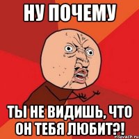 НУ ПОЧЕМУ ТЫ НЕ ВИДИШЬ, ЧТО ОН ТЕБЯ ЛЮБИТ?!