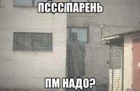 пссс парень ПМ надо?