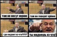 там не несут херню там не говорят хуйню где кидают хз что?!?!? ты кидаешь хз что!