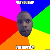 ЧернозёМ? снежкозём