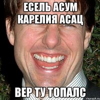 есель асум карелия асац вер ту топалс