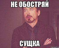 Не обостряй Сущка