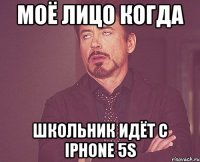 МОЁ ЛИЦО когда ШКОЛЬНИК ИДЁТ С IPHONE 5S