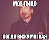 МОЕ ЛИЦО КОГДА ВИЖУ МАГВАЯ