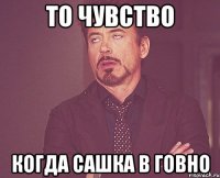 То чувство Когда Сашка в говно