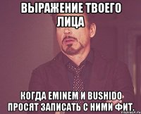 Выражение твоего лица Когда Eminem и Bushido просят записать с ними фит.