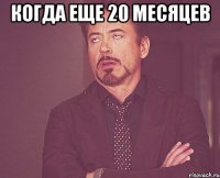 когда еще 20 месяцев 