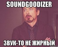 SOUNDGOODIZER Звук-то не жирный