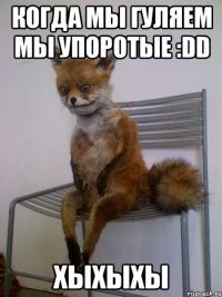 когда мы гуляем мы упоротые :DD хыхыхы