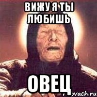 вижу я ты любишь овец