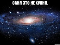 Саня это не хуяня. 