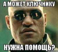 А может ключнику Нужна помощь?