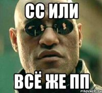 СС или всё же ПП