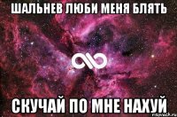 Шальнев люби меня блять Скучай по мне нахуй