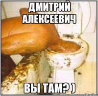 Дмитрий Алексеевич Вы там? )