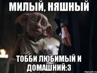 Милый, няшный Тобби любимый и домашний:3