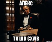 АЛЕКС ти шо схуїв