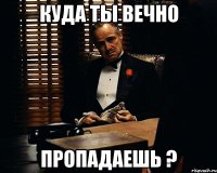 Куда ты вечно пропадаешь ?