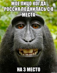 Мое лицо когда россия поднилась с 8 места на 3 место