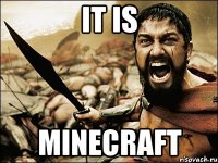 IT IS MINECRAFT