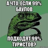 А что, если 99% баулов подходят 99% туристов?