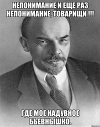 Непонимание и еще раз непонимание, товарищи !!! Где мое надувное бьевнышко.