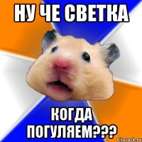 Ну че Светка Когда погуляем???