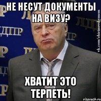 не несут документы на визу? хватит это терпеть!