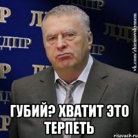  Губий? хватит это терпеть