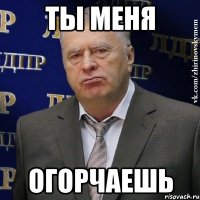 ты меня огорчаешь