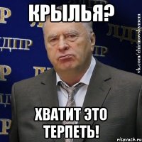 КРЫЛЬЯ? ХВАТИТ ЭТО ТЕРПЕТЬ!