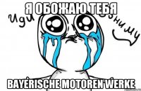 Я обожаю тебя Bayerische Motoren Werke