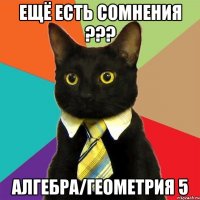 ЕЩЁ ЕСТЬ СОМНЕНИЯ ??? алгебра/геометрия 5