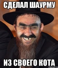 сделал шаурму из своего кота