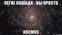 Пегие лошади - вы просто космос