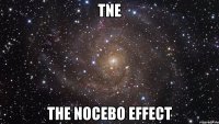 TNE The Nocebo Effect