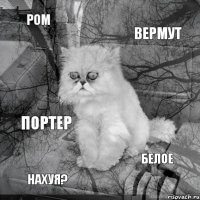 ром вермут нахуя? белое портер