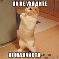 ну не уходите пожалуйста ~_~