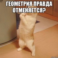 Геометрия правда отменяется? 