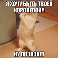 Я Хочу быть твоей королевой!! Ну позязя!!!