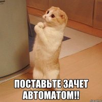  Поставьте зачет автоматом!!